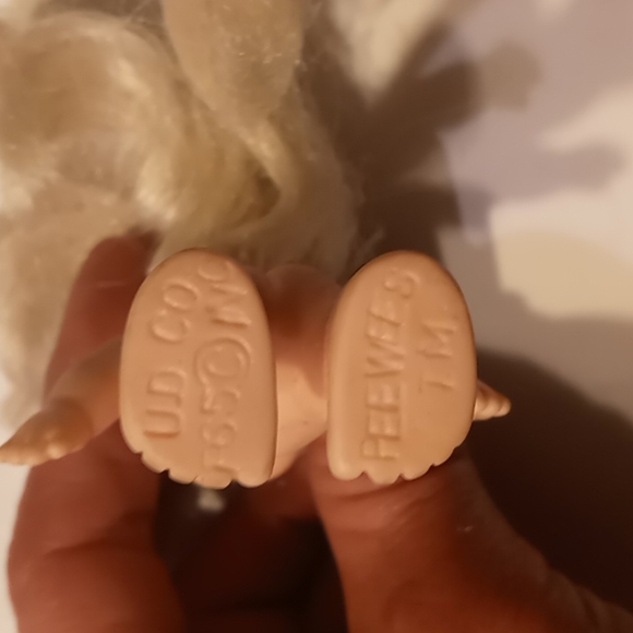 Vintage Uneeda Pee-Wee Doll Blonde Ponytail Cutie! UD CO 1965 without clothes - Picture 2 of 4